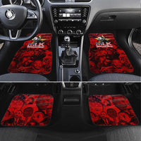 MLK Day Car Mats Martin Luther King Jr Tribute American Flag Lettering - Wonder Print Shop