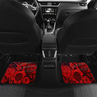 MLK Day Car Mats Martin Luther King Jr Tribute American Flag Lettering - Wonder Print Shop