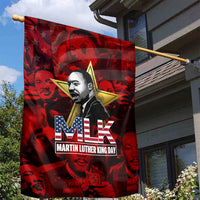 MLK Day Garden Flag Martin Luther King Jr Tribute American Flag Lettering - Wonder Print Shop