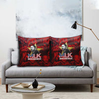 MLK Day Pillow Cover Martin Luther King Jr Tribute American Flag Lettering - Wonder Print Shop