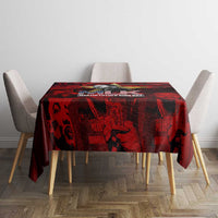 MLK Day Tablecloth Martin Luther King Jr Tribute American Flag Lettering - Wonder Print Shop