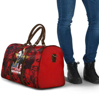 MLK Day Travel Bag Martin Luther King Jr Tribute American Flag Lettering - Wonder Print Shop