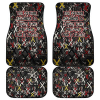 Malcolm X Car Mats Street Art Style Portrait Quote The Future Belongs to Those Who Prepare Civil Rights Tribute - Wonder Print Shop