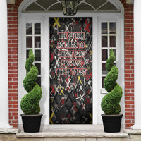 Malcolm X Door Cover Street Art Style Portrait Quote The Future Belongs to Those Who Prepare Civil Rights Tribute - Wonder Print Shop