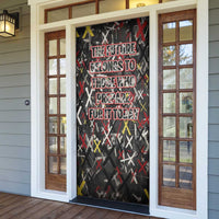 Malcolm X Door Cover Street Art Style Portrait Quote The Future Belongs to Those Who Prepare Civil Rights Tribute - Wonder Print Shop