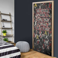Malcolm X Door Cover Street Art Style Portrait Quote The Future Belongs to Those Who Prepare Civil Rights Tribute - Wonder Print Shop