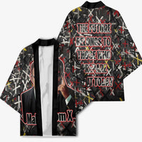 Malcolm X Kimono Street Art Style Portrait Quote The Future Belongs to Those Who Prepare Civil Rights Tribute - Wonder Print Shop