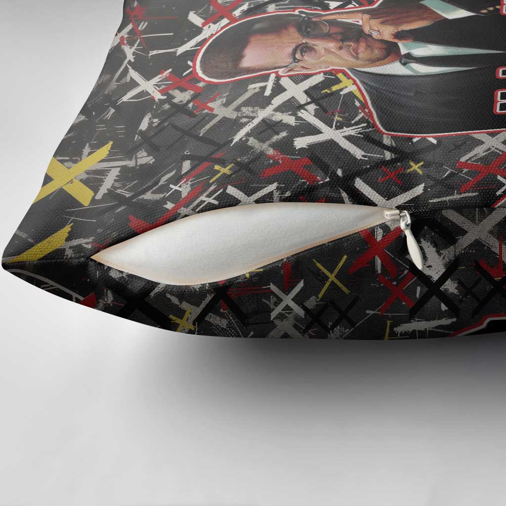 Malcolm X Pillow Cover Street Art Style Portrait Quote The Future Belongs to Those Who Prepare Civil Rights Tribute - Wonder Print Shop