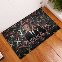 Malcolm X Rubber Doormat Street Art Style Portrait Quote The Future Belongs to Those Who Prepare Civil Rights Tribute - Wonder Print Shop
