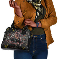 Malcolm X Shoulder Handbag Street Art Style Portrait Quote The Future Belongs to Those Who Prepare Civil Rights Tribute - Wonder Print Shop