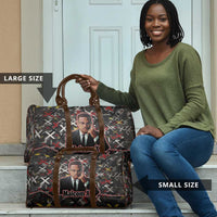 Malcolm X Travel Bag Street Art Style Portrait Quote The Future Belongs to Those Who Prepare Civil Rights Tribute - Wonder Print Shop