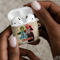 Malcolm X AirPods Case Pop Art Portrait Collage Civil Rights Activist Retro Style Design - Wonder Print Shop