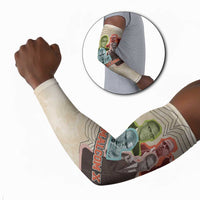 Malcolm X Arm Sleeves Pop Art Portrait Collage Civil Rights Activist Retro Style Design - Wonder Print Shop