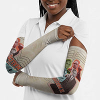 Malcolm X Arm Sleeves Pop Art Portrait Collage Civil Rights Activist Retro Style Design - Wonder Print Shop