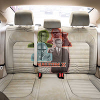 Malcolm X Back Car Seat Cover Pop Art Portrait Collage Civil Rights Activist Retro Style Design - Wonder Print Shop