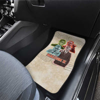 Malcolm X Car Mats Pop Art Portrait Collage Civil Rights Activist Retro Style Design - Wonder Print Shop
