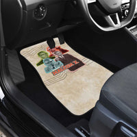 Malcolm X Car Mats Pop Art Portrait Collage Civil Rights Activist Retro Style Design - Wonder Print Shop
