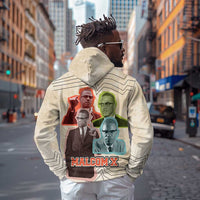 Malcolm X Hoodie Pop Art Portrait Collage Civil Rights Activist Retro Style Design - Wonder Print Shop