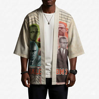 Malcolm X Kimono Pop Art Portrait Collage Civil Rights Activist Retro Style Design - Wonder Print Shop
