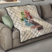 Malcolm X Quilt Pop Art Portrait Collage Civil Rights Activist Retro Style Design - Wonder Print Shop