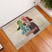 Malcolm X Rubber Doormat Pop Art Portrait Collage Civil Rights Activist Retro Style Design - Wonder Print Shop