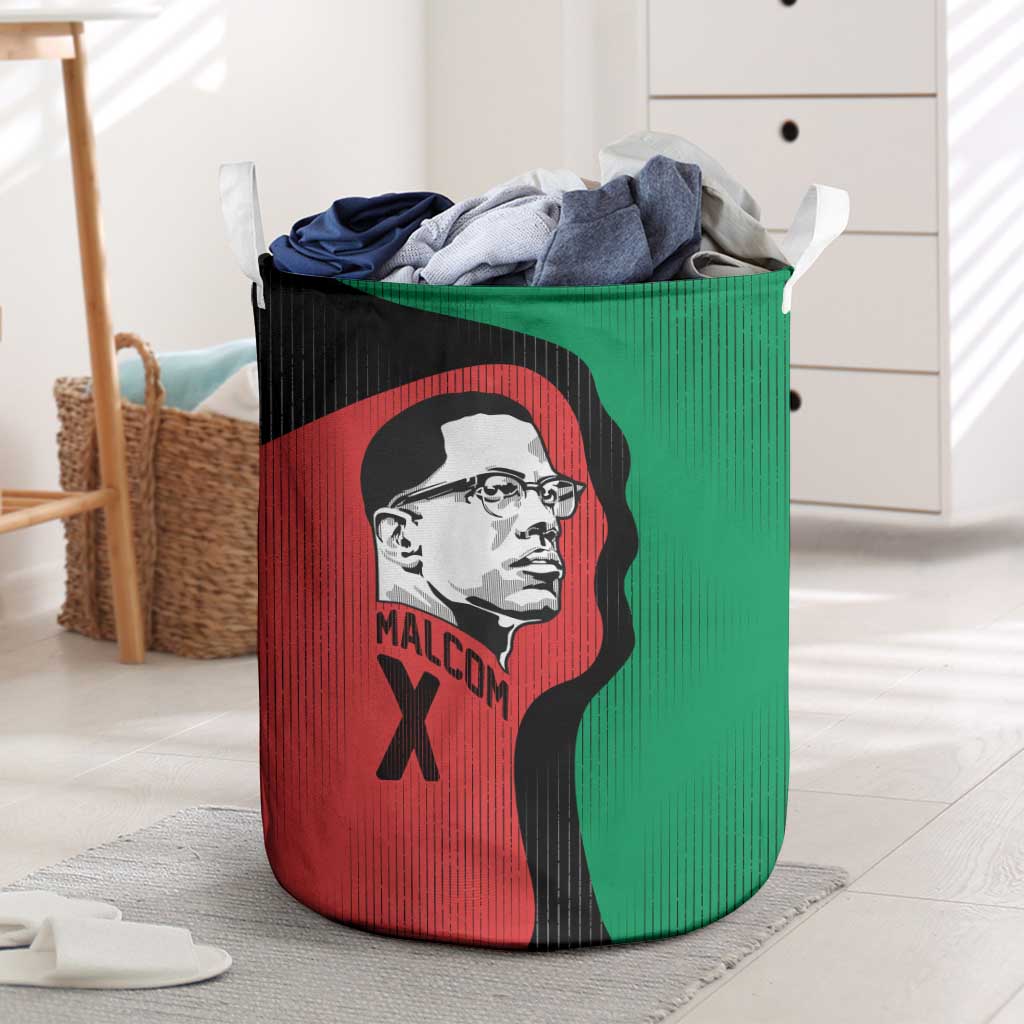Malcolm X Laundry Basket Truth Is on the Side of the Oppressed Quote Civil Rights Tribute - Wonder Print Shop