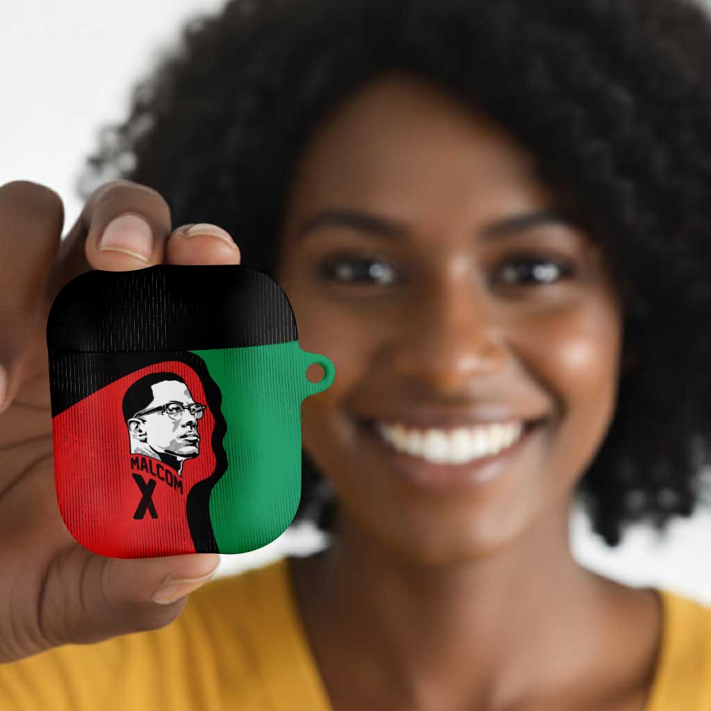 Malcolm X AirPods Case Truth Is on the Side of the Oppressed Quote Civil Rights Tribute - Wonder Print Shop