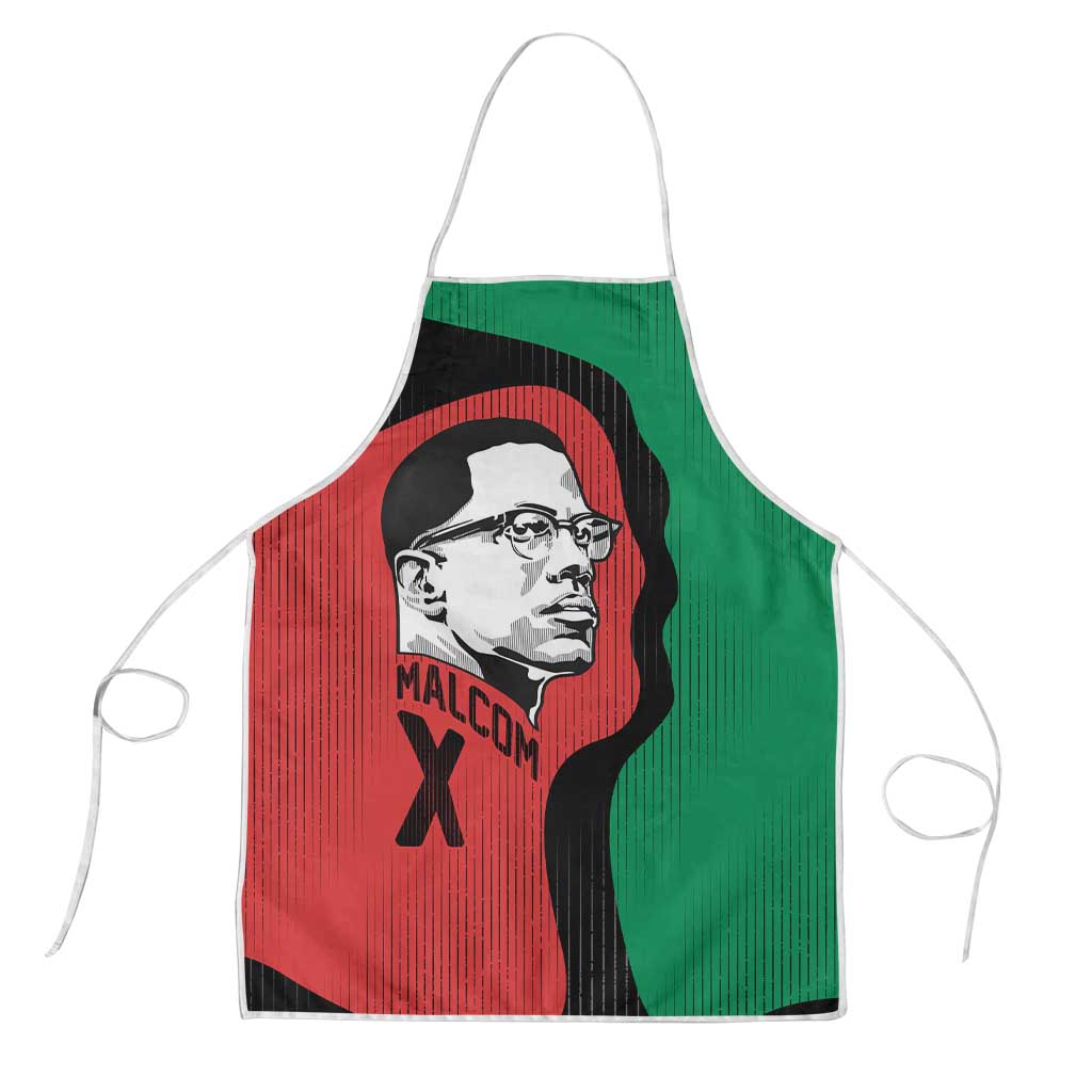 Malcolm X Apron Truth Is on the Side of the Oppressed Quote Civil Rights Tribute - Wonder Print Shop