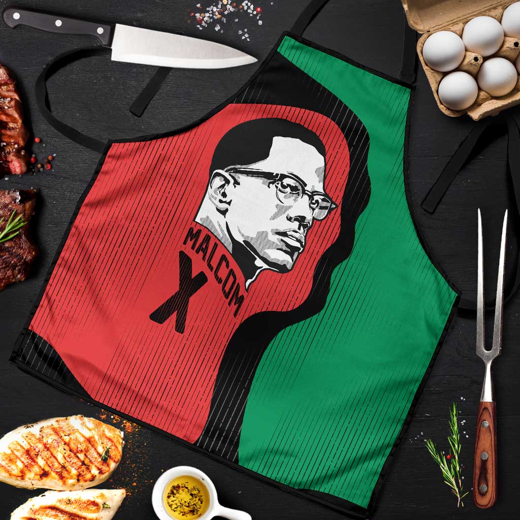 Malcolm X Apron Truth Is on the Side of the Oppressed Quote Civil Rights Tribute - Wonder Print Shop