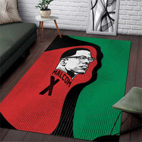 Malcolm X Area Rug Truth Is on the Side of the Oppressed Quote Civil Rights Tribute - Wonder Print Shop