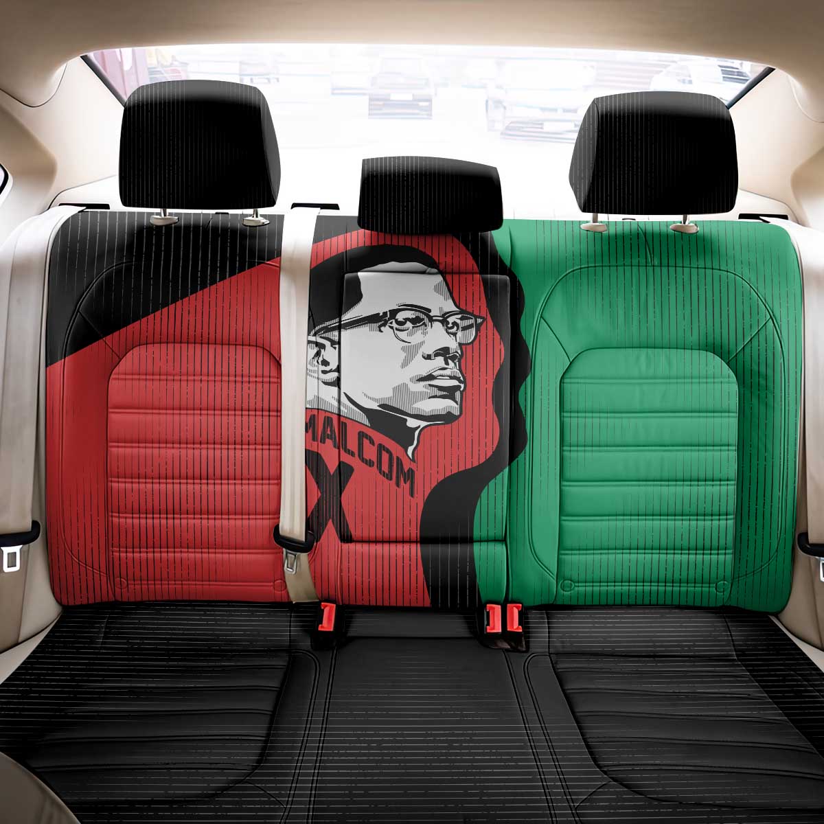 Malcolm X Back Car Seat Cover Truth Is on the Side of the Oppressed Quote Civil Rights Tribute - Wonder Print Shop