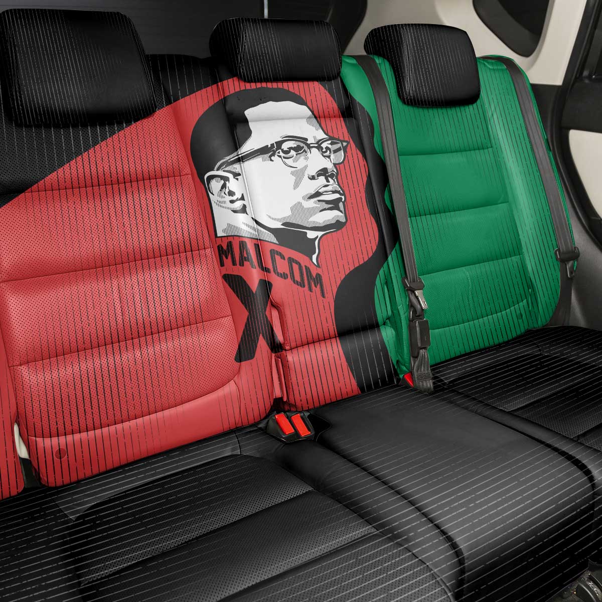 Malcolm X Back Car Seat Cover Truth Is on the Side of the Oppressed Quote Civil Rights Tribute - Wonder Print Shop