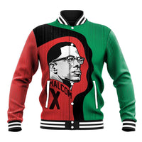 Malcolm X Baseball Jacket Truth Is on the Side of the Oppressed Quote Civil Rights Tribute - Wonder Print Shop