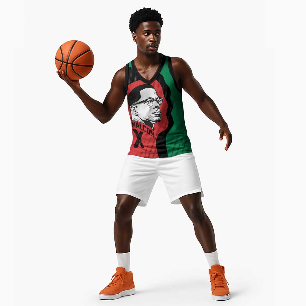 Malcolm X Basketball Jersey Truth Is on the Side of the Oppressed Quote Civil Rights Tribute - Wonder Print Shop