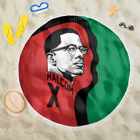 Malcolm X Beach Blanket Truth Is on the Side of the Oppressed Quote Civil Rights Tribute - Wonder Print Shop