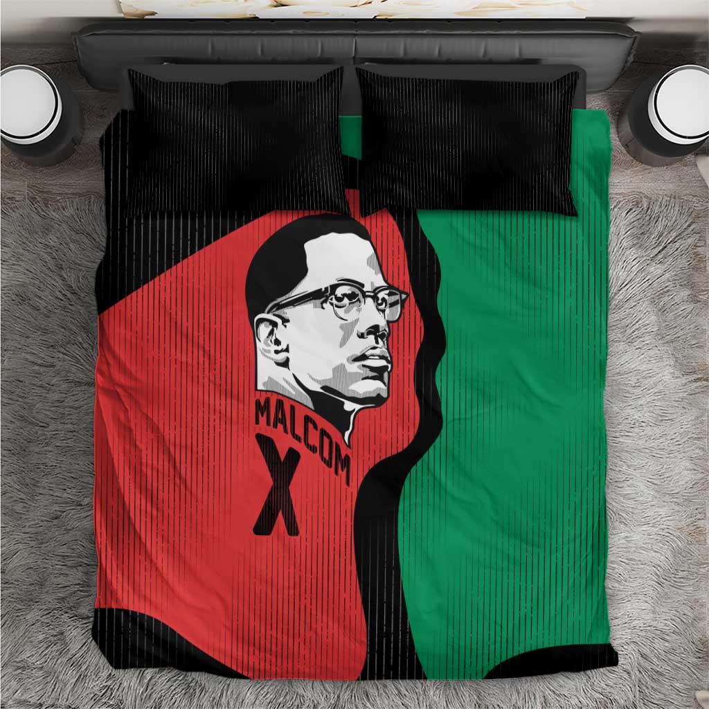 Malcolm X Bedding Set Truth Is on the Side of the Oppressed Quote Civil Rights Tribute - Wonder Print Shop