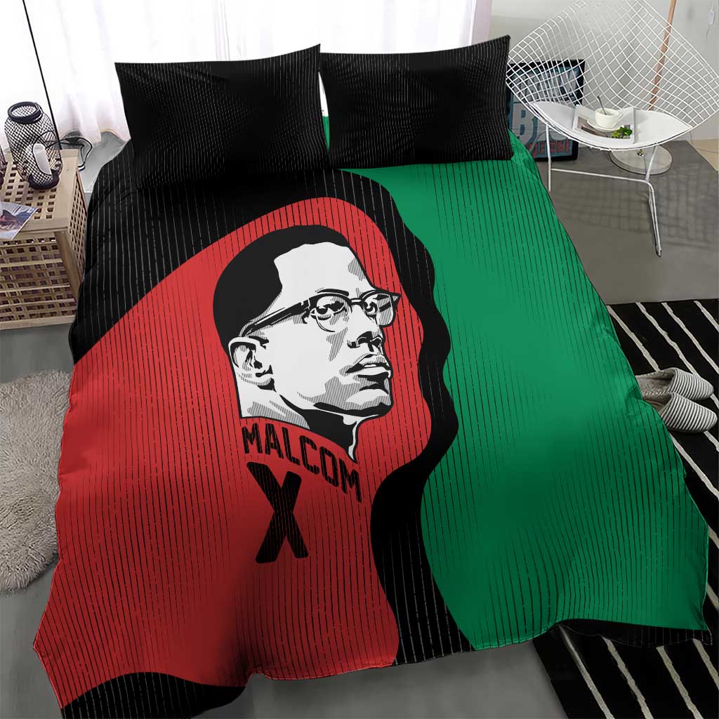 Malcolm X Bedding Set Truth Is on the Side of the Oppressed Quote Civil Rights Tribute - Wonder Print Shop