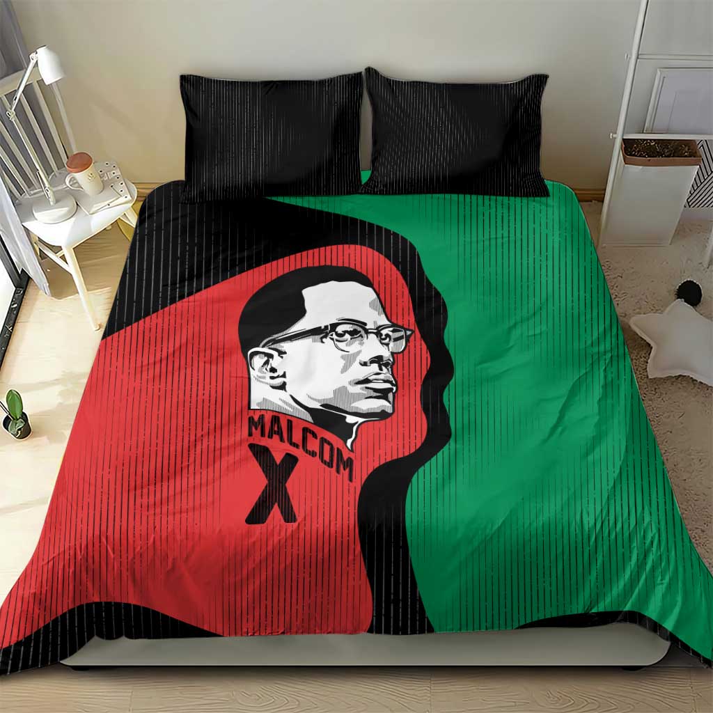 Malcolm X Bedding Set Truth Is on the Side of the Oppressed Quote Civil Rights Tribute - Wonder Print Shop