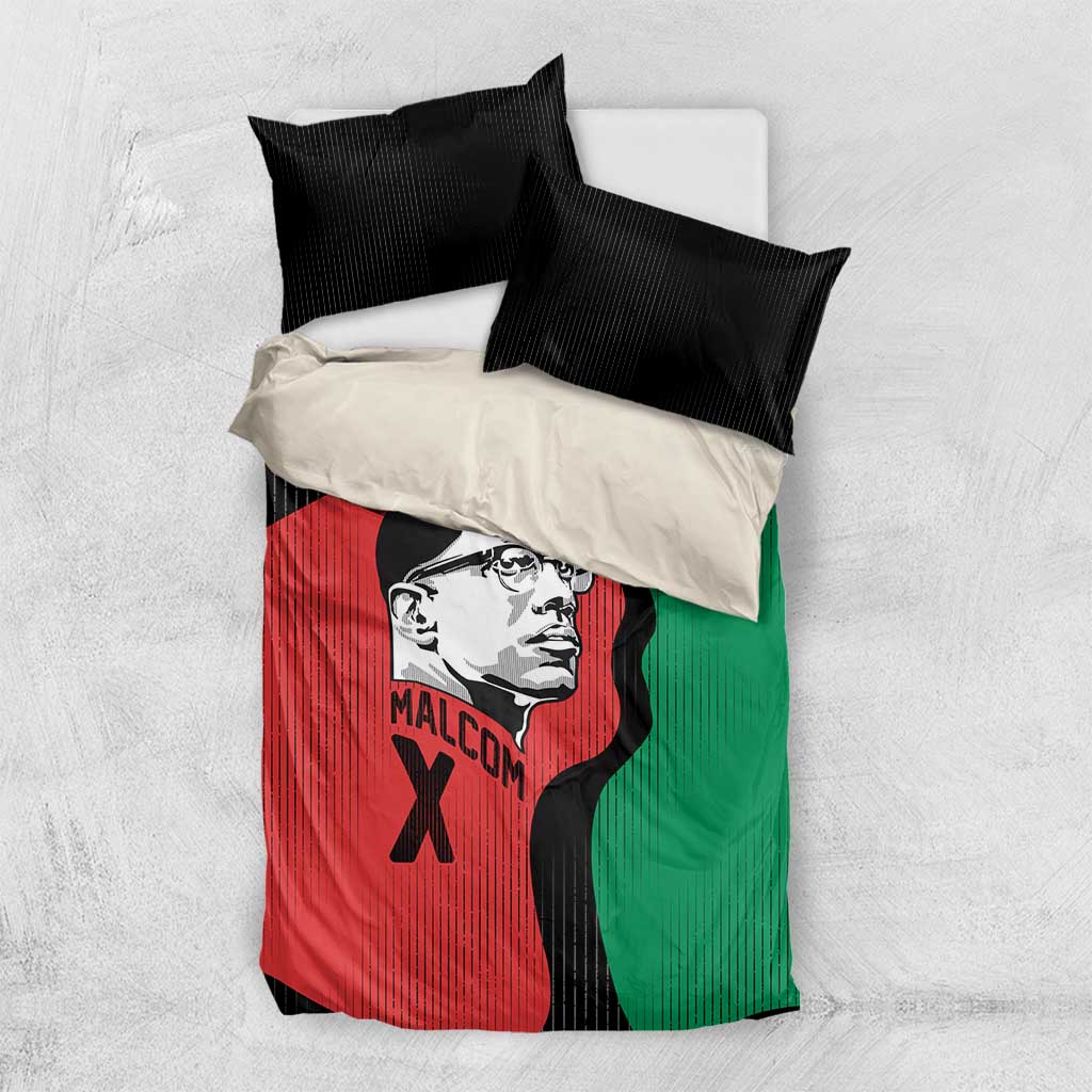 Malcolm X Bedding Set Truth Is on the Side of the Oppressed Quote Civil Rights Tribute - Wonder Print Shop