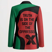 Malcolm X Blazer Truth Is on the Side of the Oppressed Quote Civil Rights Tribute - Wonder Print Shop