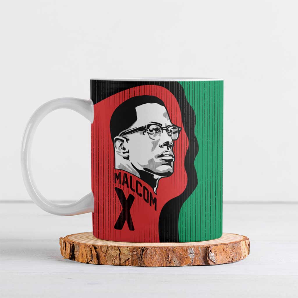Malcolm X Ceramic Mug Truth Is on the Side of the Oppressed Quote Civil Rights Tribute - Wonder Print Shop