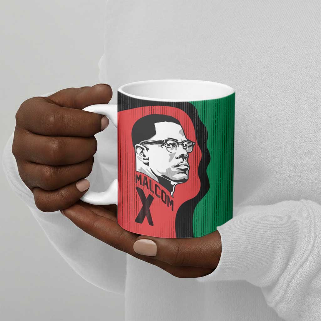 Malcolm X Ceramic Mug Truth Is on the Side of the Oppressed Quote Civil Rights Tribute - Wonder Print Shop