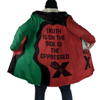 Malcolm X Cloak Truth Is on the Side of the Oppressed Quote Civil Rights Tribute - Wonder Print Shop