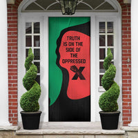 Malcolm X Door Cover Truth Is on the Side of the Oppressed Quote Civil Rights Tribute - Wonder Print Shop