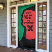 Malcolm X Door Cover Truth Is on the Side of the Oppressed Quote Civil Rights Tribute - Wonder Print Shop