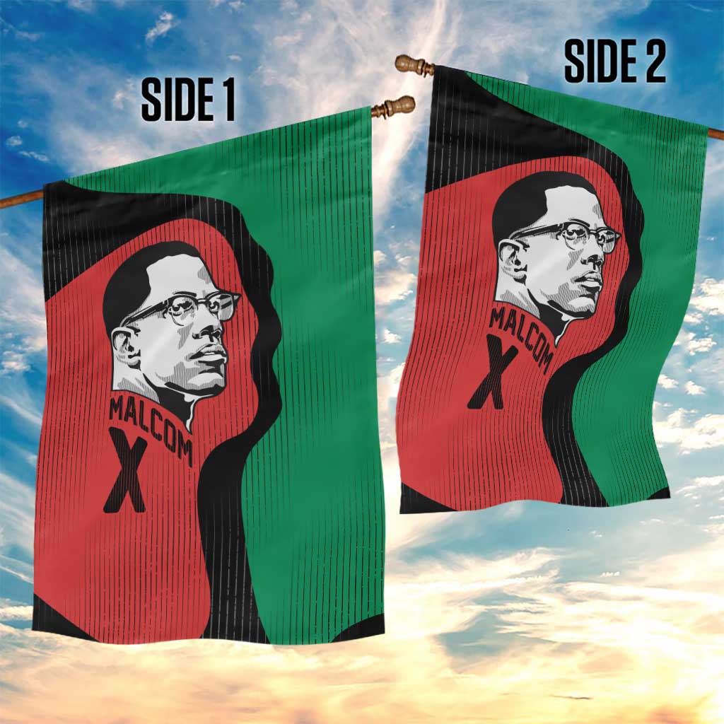 Malcolm X Garden Flag Truth Is on the Side of the Oppressed Quote Civil Rights Tribute - Wonder Print Shop