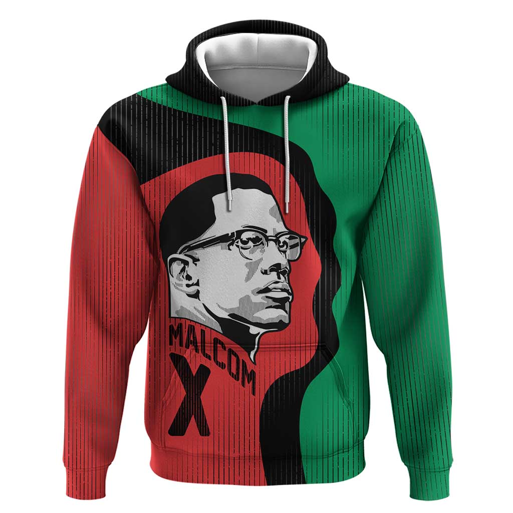Malcolm X Hoodie Truth Is on the Side of the Oppressed Quote Civil Rights Tribute - Wonder Print Shop