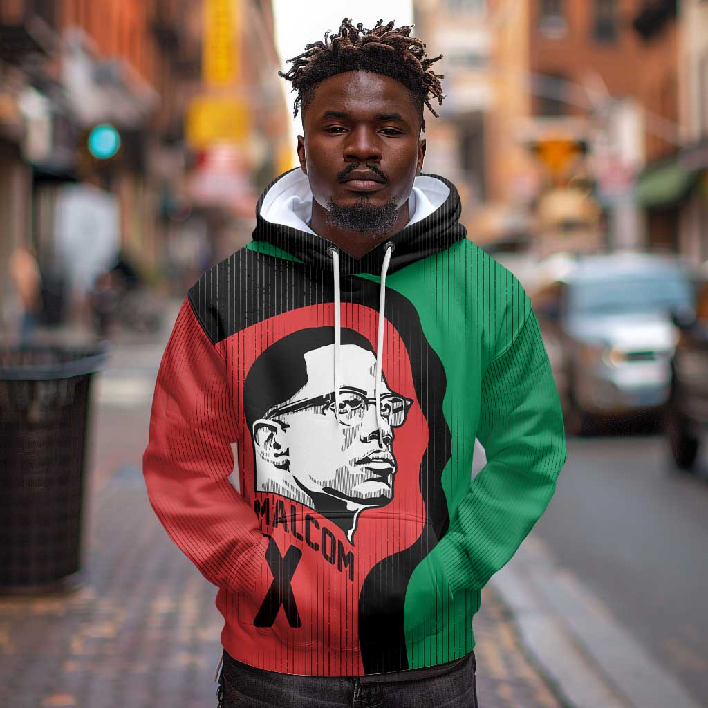 Malcolm X Hoodie Truth Is on the Side of the Oppressed Quote Civil Rights Tribute - Wonder Print Shop