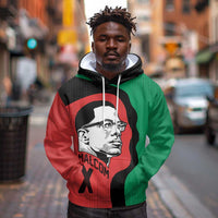 Malcolm X Hoodie Truth Is on the Side of the Oppressed Quote Civil Rights Tribute - Wonder Print Shop