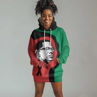 Malcolm X Hoodie Dress Truth Is on the Side of the Oppressed Quote Civil Rights Tribute - Wonder Print Shop